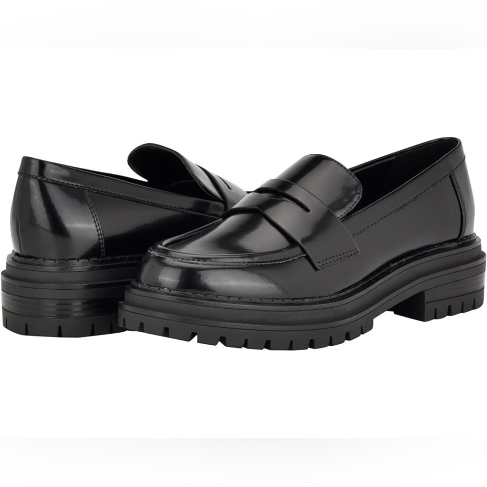 NIB Calvin Klein grant lug sole penny loafer